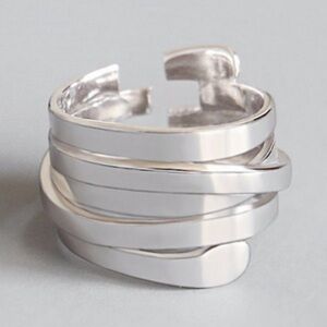 **NEW 925 Sterling Silver Infinity Adjustable Ring